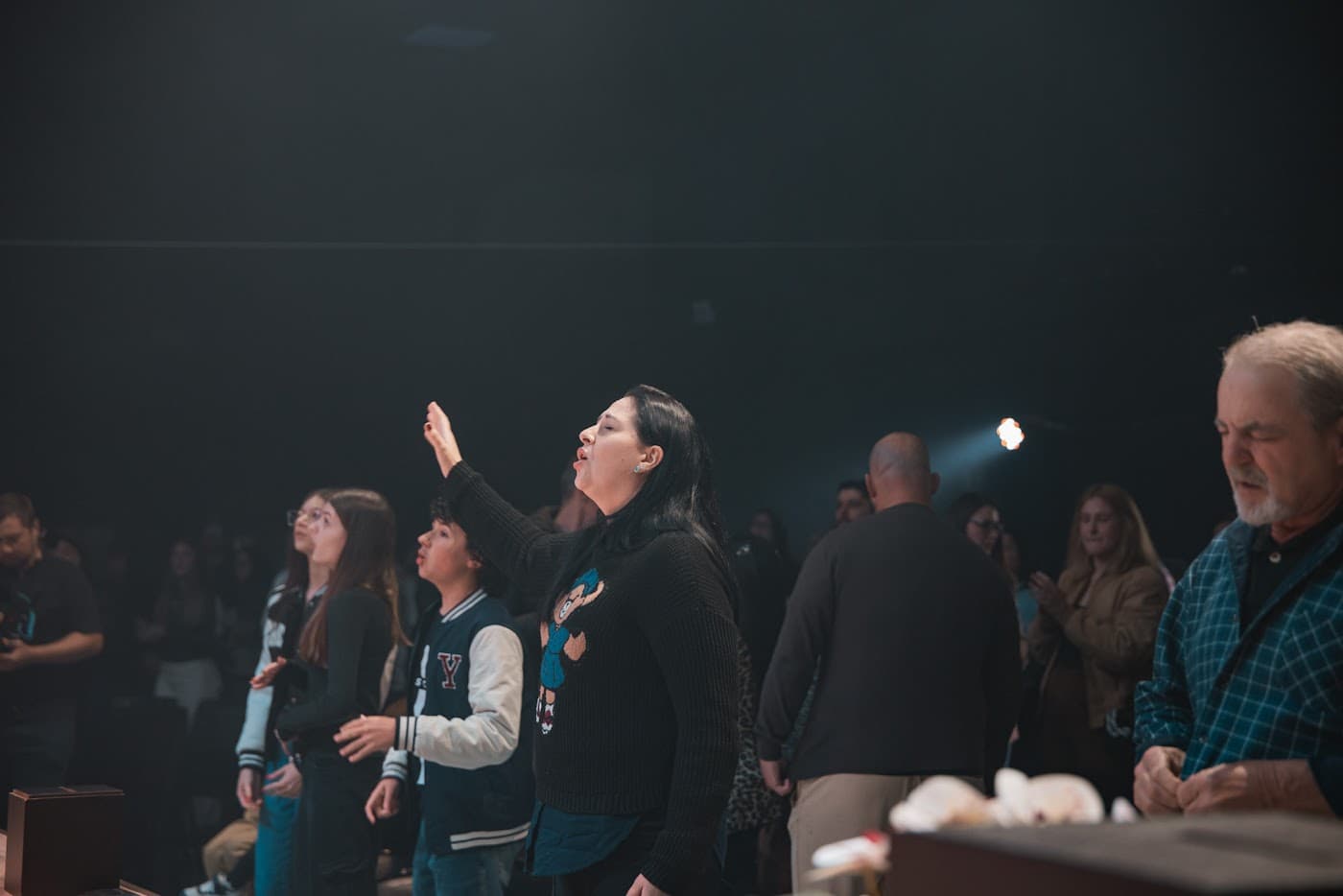 Momento do Culto de Domingo na Casa em 13 de setembro — foto 03
