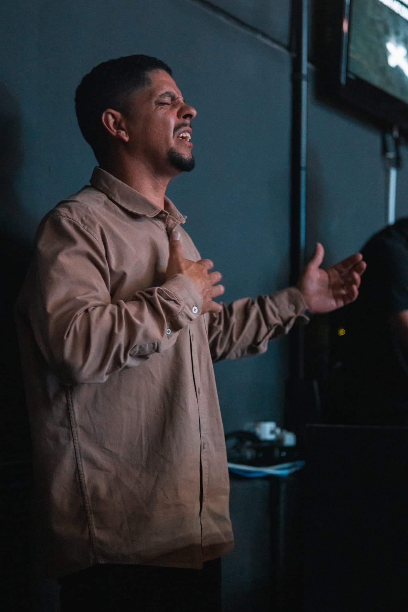 Momento do Culto de Domingo na Casa em 20 de setembro — foto 04